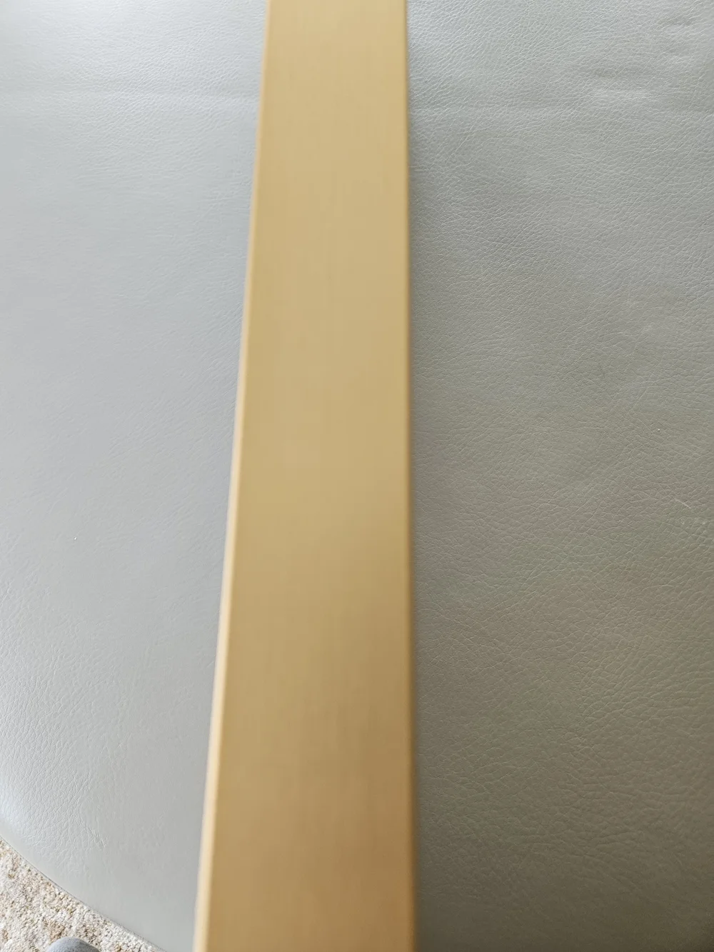 Crate&Barrel Matte Gold Triple Photo Frame